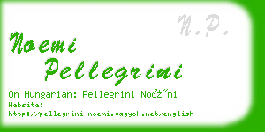 noemi pellegrini business card